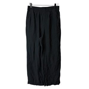 Madewell Women’s Crinkle Classic Black Dress Pants